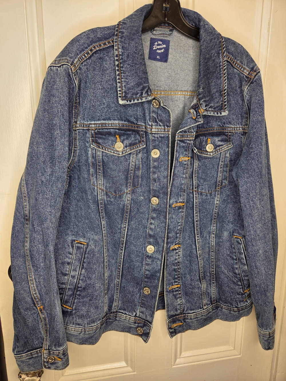 Men's Blue Denim Jacket Lightweight Shirt Jacket